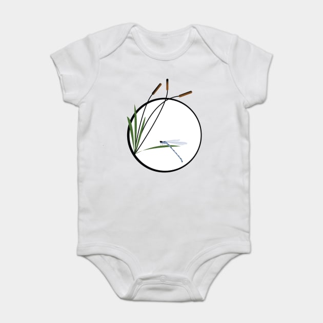 Dragonfly Baby Bodysuit by DickinsonDesign